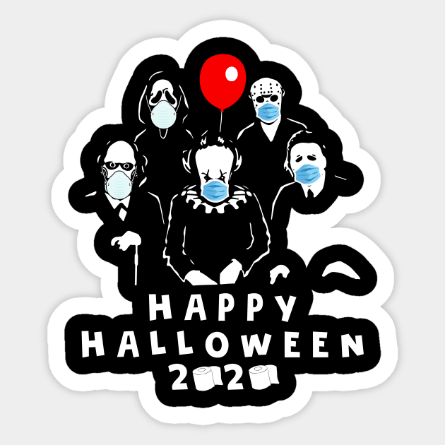 Friends Horror Movie Creepy Happy Halloween 2020 Sticker by kikiao